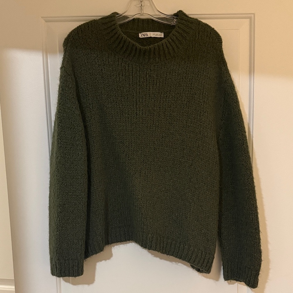 Zara Olive Green Sweater
